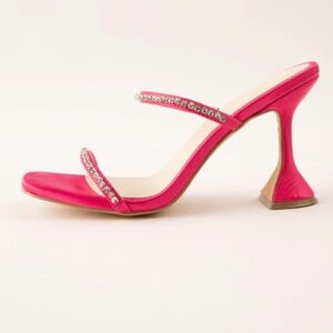 Cult Avenue - Burano Nights Heel - Magenta Size 40 Size 9 Peppermayo Diamanté